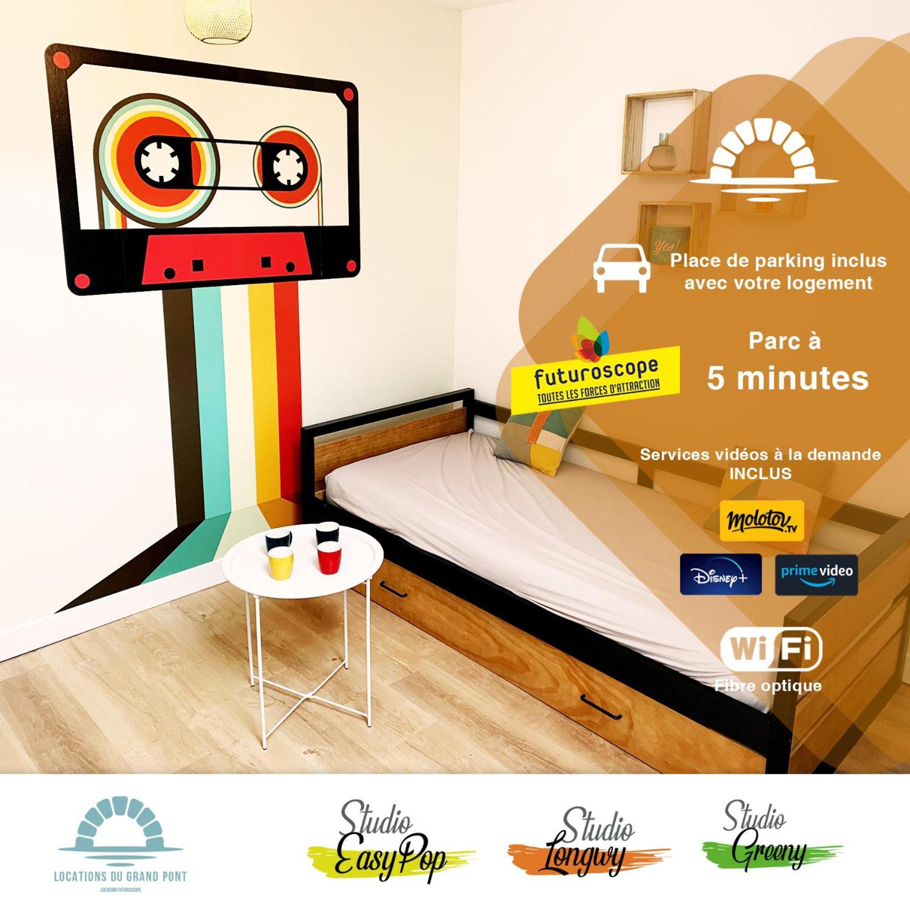 שאסנוי-דו-פוואטו Locations Du Grand Pont - Appart Hotel Poitiers - Futuroscope מראה חיצוני תמונה