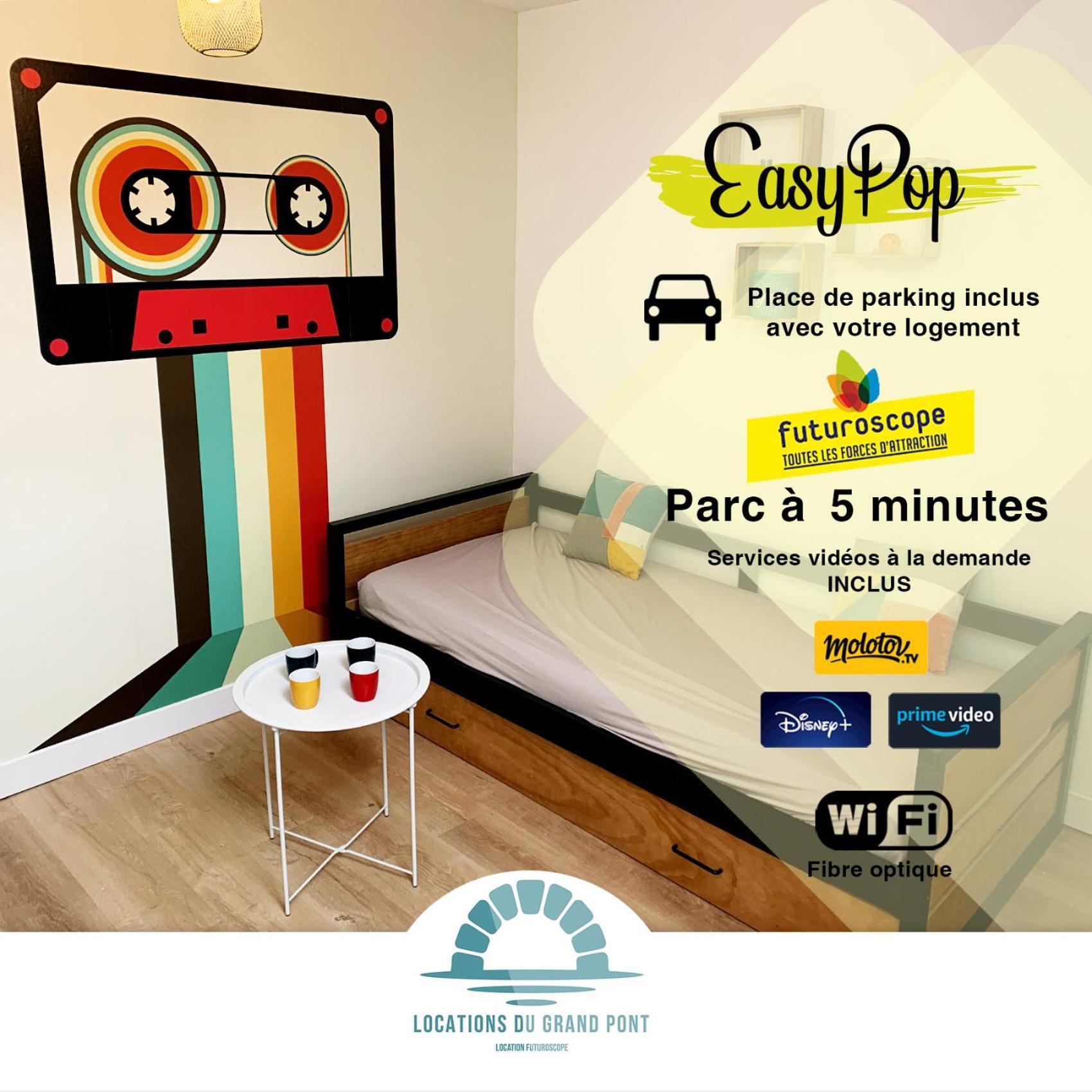 שאסנוי-דו-פוואטו Locations Du Grand Pont - Appart Hotel Poitiers - Futuroscope מראה חיצוני תמונה