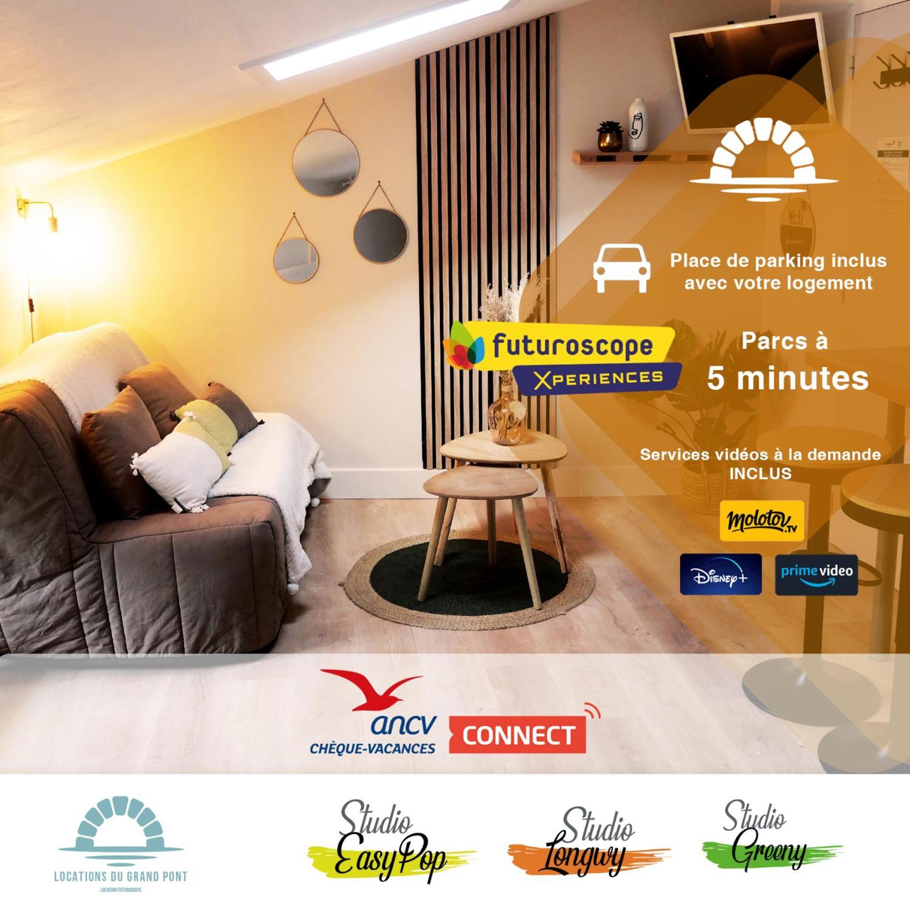 שאסנוי-דו-פוואטו Locations Du Grand Pont - Appart Hotel Poitiers - Futuroscope מראה חיצוני תמונה